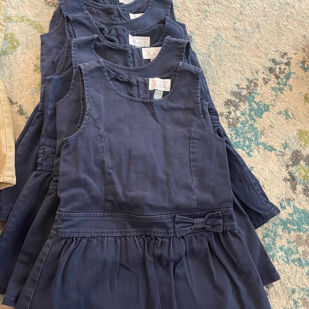 Childrens place brand uniform jumper navy blue 3t LOT of 6